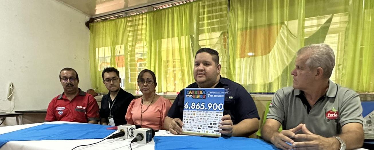 Compuelecta entrega ¢6.865.900 a Centro de Enseñanza Especial tras carrera infantil