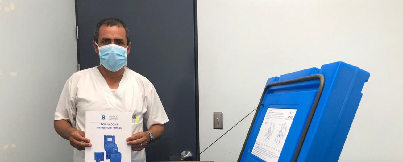 CCSS recibe de OPS donación para fortalecer cadena de frío de vacunas covid-19